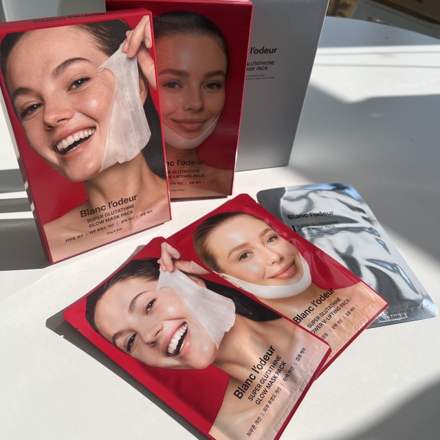 [물광리프팅]블랑로더 슈퍼글루타치온 마스크팩 3종