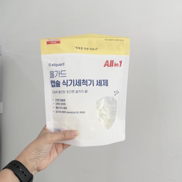 [올가드]식기세척기 캡슐 세제+린스 AII in 1/32개입