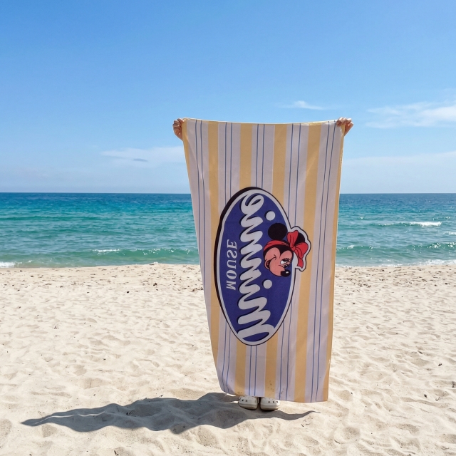 디즈니 특대형 &후드형 비치타월