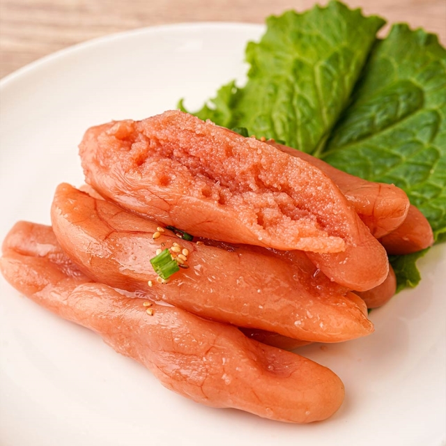 밥도둑 저염 백 양념 명란 특상품 500g