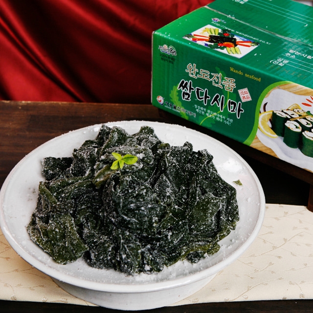 완도 쌈 다시마 2kg 염장 다시마