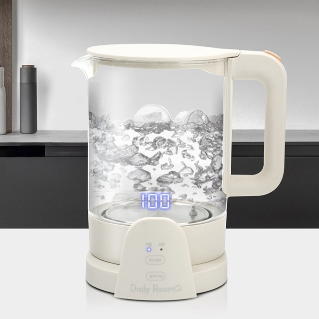 온도표시 대용량 전기포트 1.5L