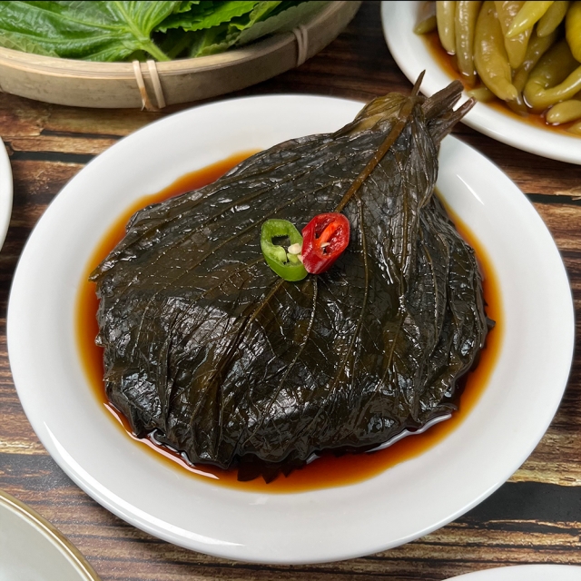 [장사의신 X 올바른식품] 장신몰 간장깻잎 500g 장아찌 양념 깻잎 절임 반찬 장아찌