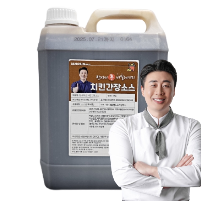 [장사의신 장신몰] 업소용 마늘 간장 양념 치킨 소스 5kg 닭튀김 통닭