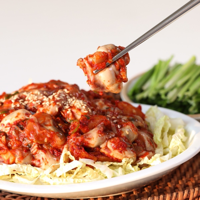 [특별할인]통영생굴무침 400g+400g (냉동)