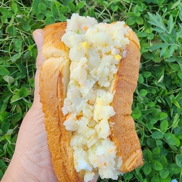 맛있고 간편한 간식 사과담은 감자샐러드