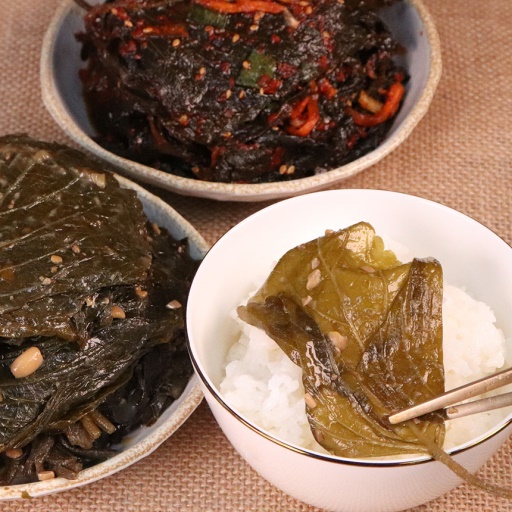 100% 국내산 깻잎 장아찌