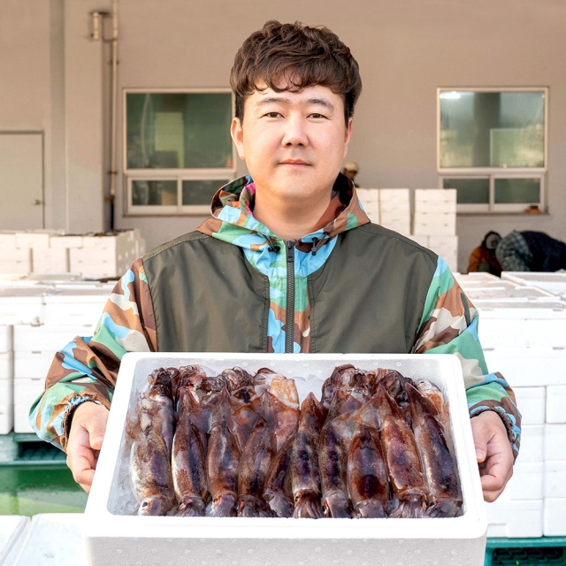 이프로마켓 국내산 활 급냉 오징어 1kg
