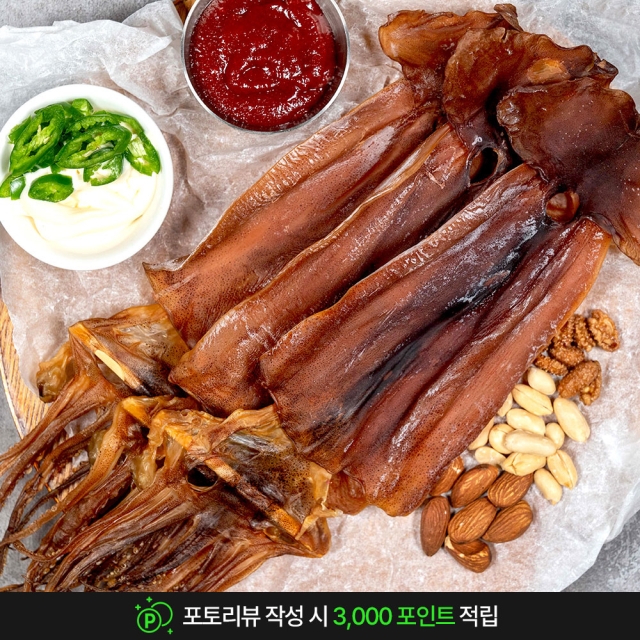 해풍건조 쫄쫄이 오징어 300g 간편안주