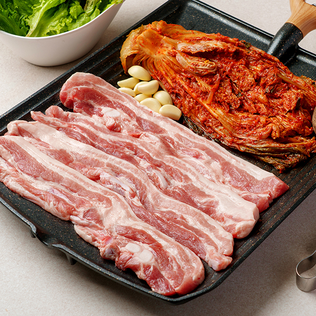 믿고 먹는 프리미엄! 국내산 삼겹살&목살