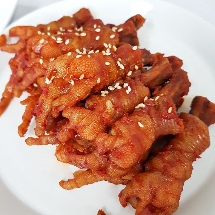 국내산 참숯불 닭발2종		