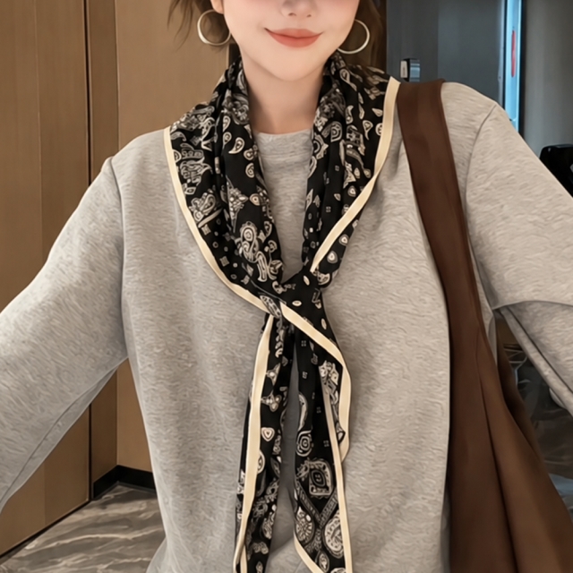 클래식 스카프
