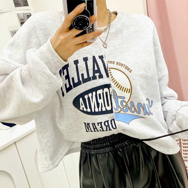 베이스드림 기모 크롭티