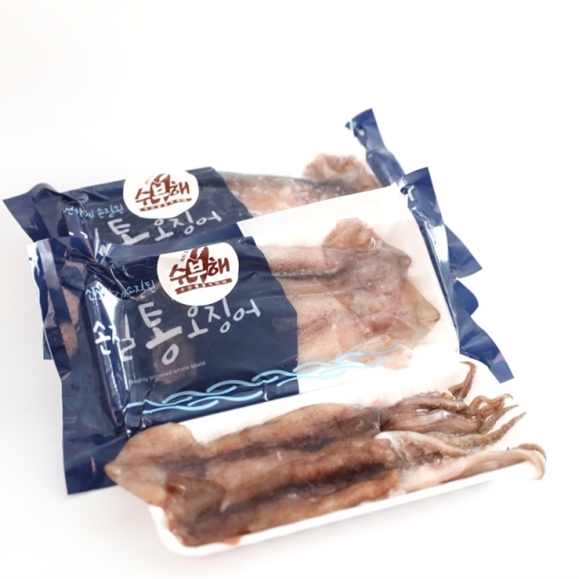 손질통오징어 2미(한팩)