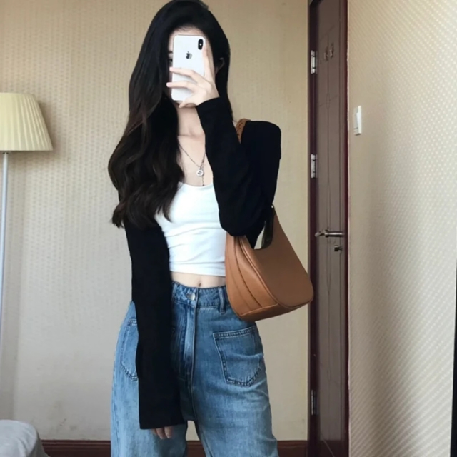 여신핏 크롭 볼레로 가디건