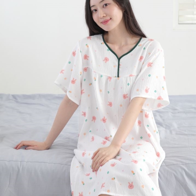 꿀잠 원피스 파마자