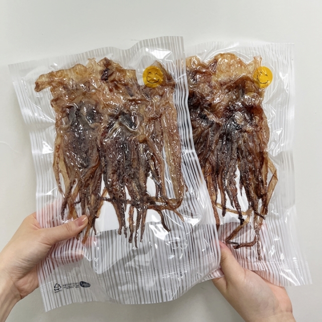 강원도 주문진 건조 오징어다리		