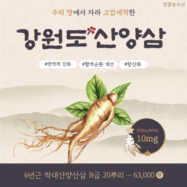 강원도 산양삼