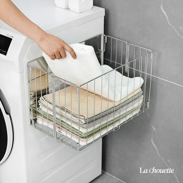 공중부양 자석 접이식 빨래 바스켓