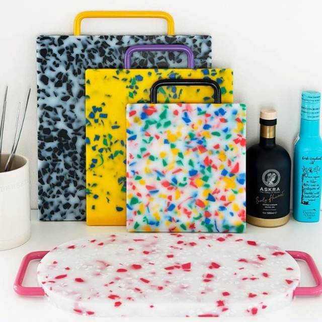 짐샌더슨 테라조 컬러 도마