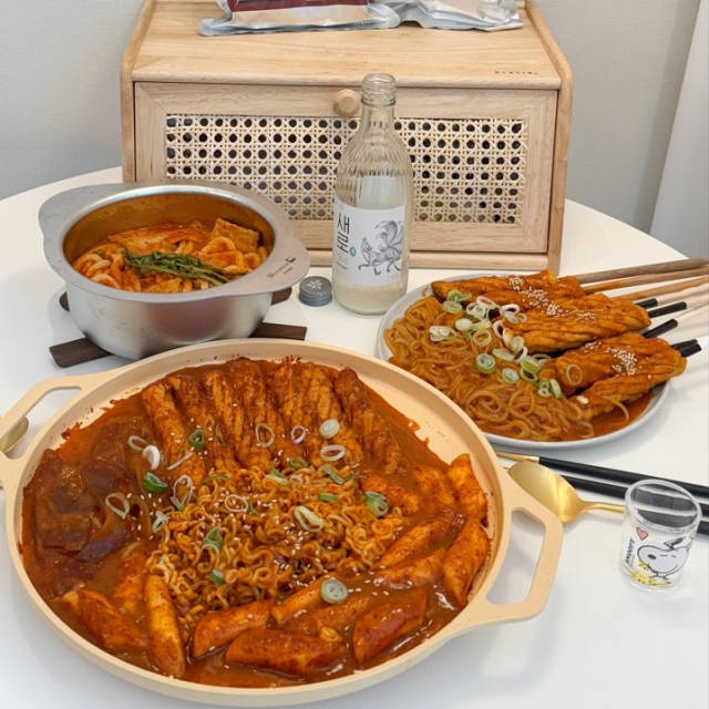 꿍스 매운 김치우동X양념오뎅