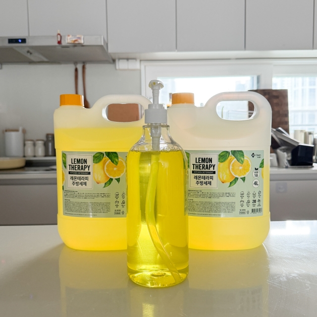  레몬테라피 주방세제 4L x 2개+사은품 공병